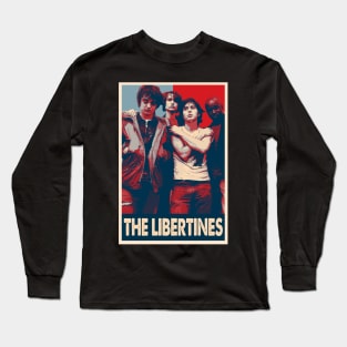 Pirate Punk Poetry Libertine Iconic Retro Fashion Long Sleeve T-Shirt